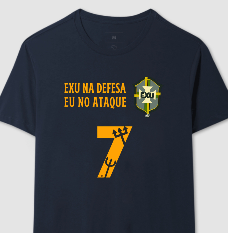 Exu na Defesa Brasão 7 Verde/Azul Maria Patuá 