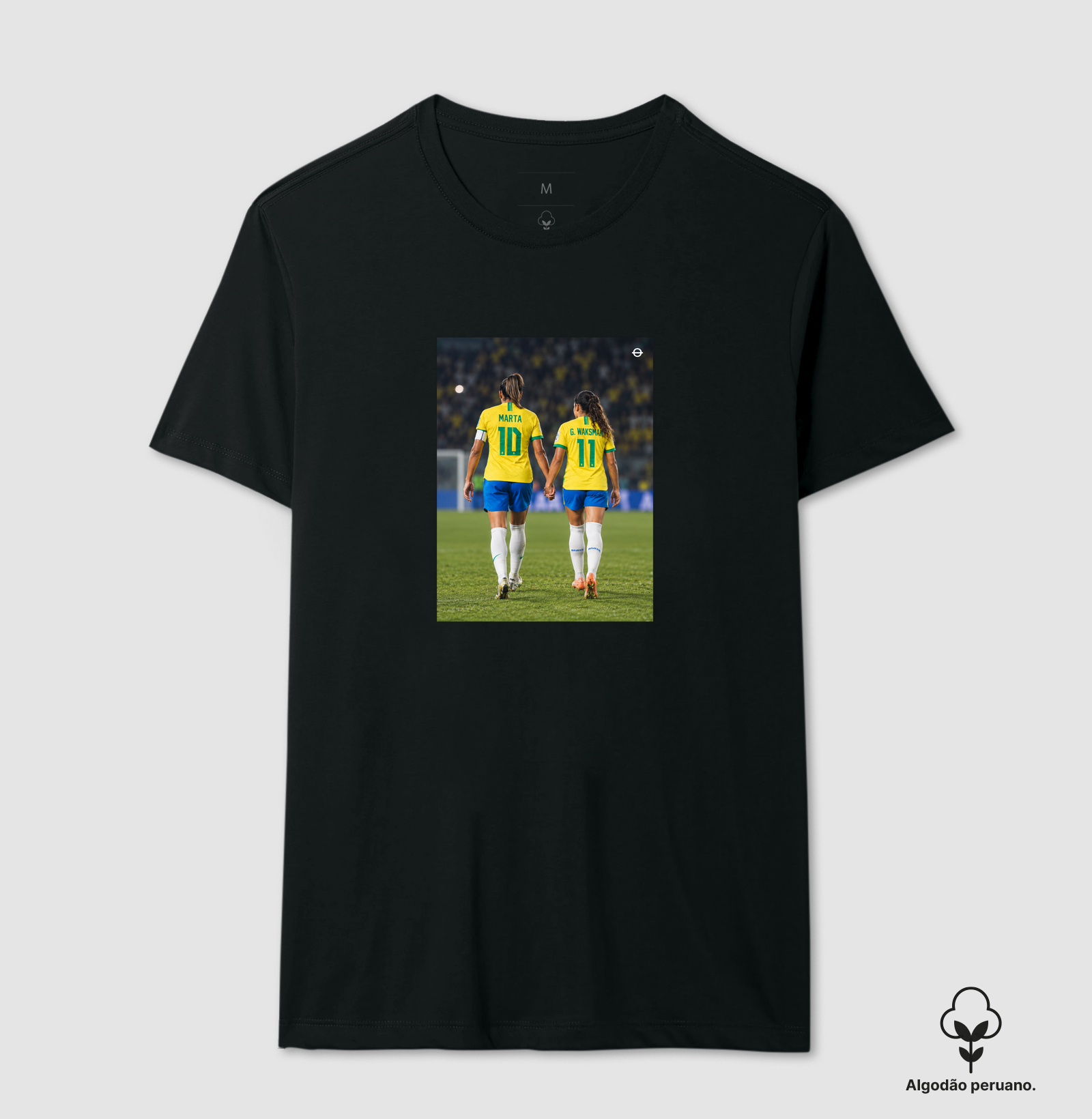 Presente e futuro — Marta e Giovanna Waksman - Camiseta Algodão Peruano