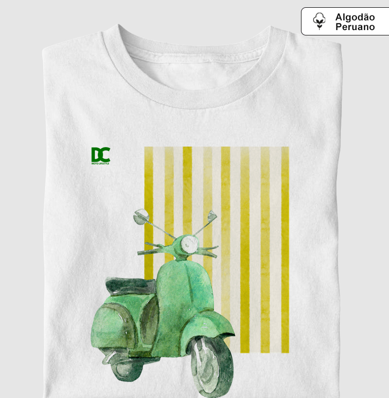 Camiseta Vintage Verde e Amarela