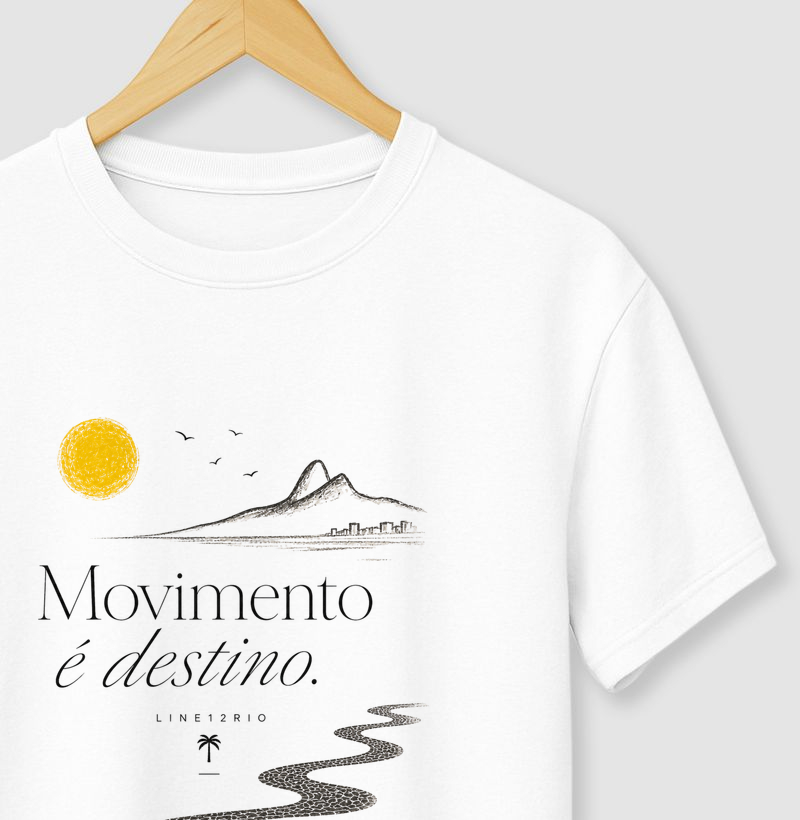 MOVIMENTO É DESTINO - Camiseta