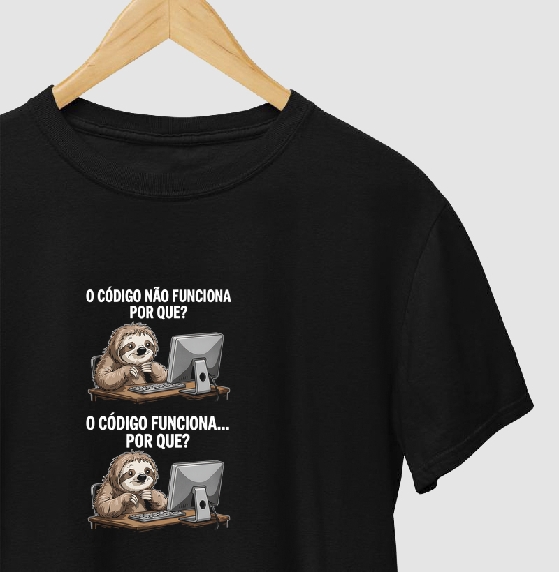 Camiseta O Código da Preguiça