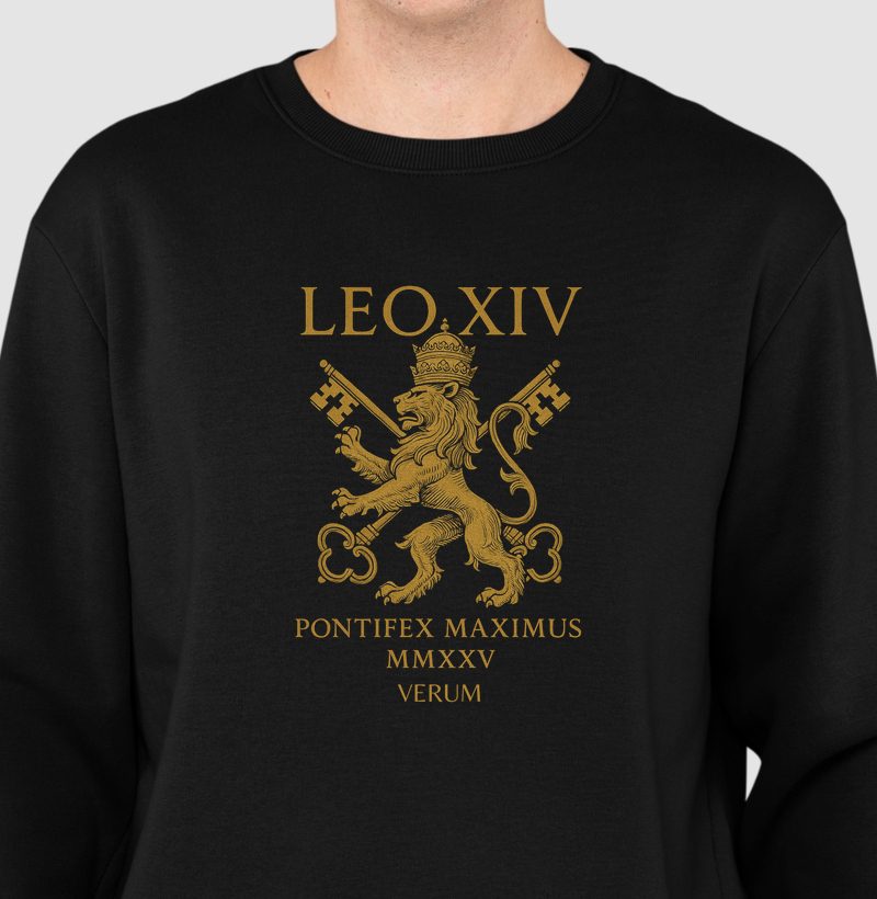 SUÉTER PAPA LEO XIV (LATIM)