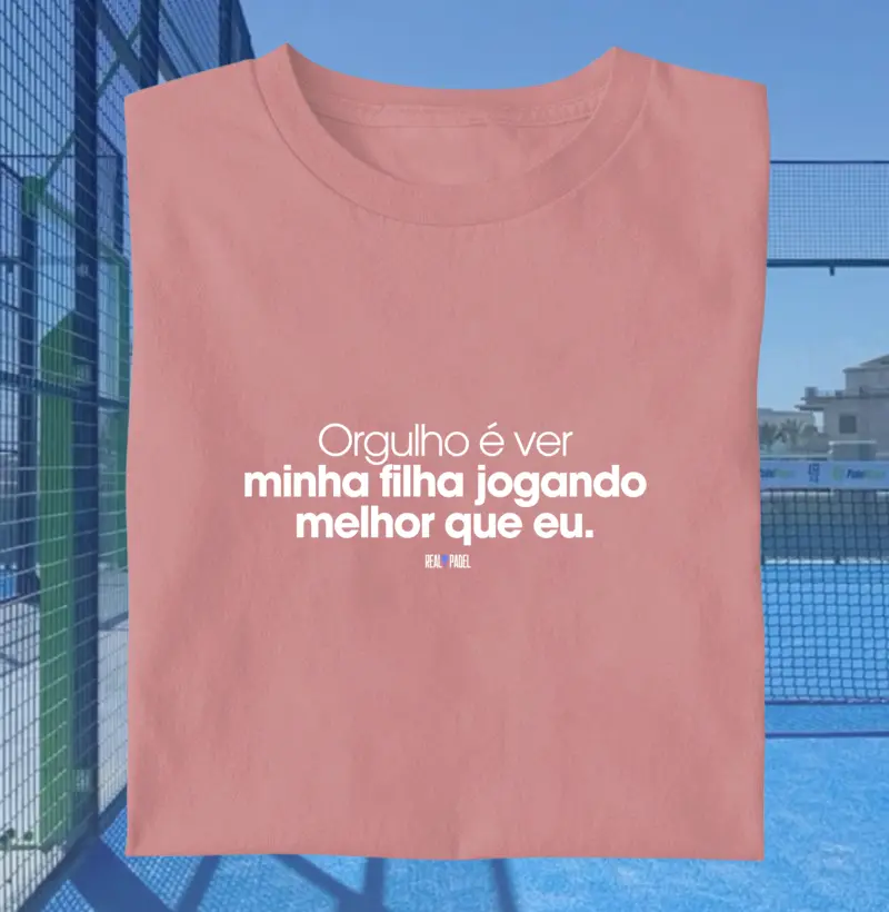 Orgulho é ver minha filha jogando melhor que eu