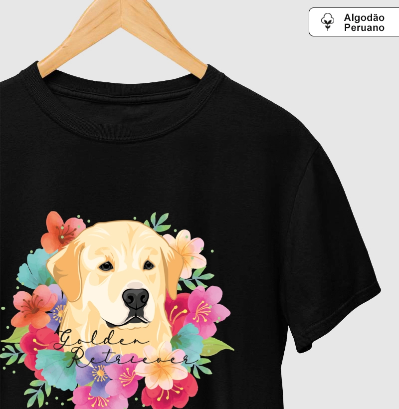 Golden Retriever Floral