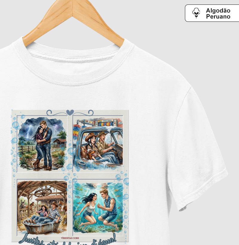 Até debaixo d'água!