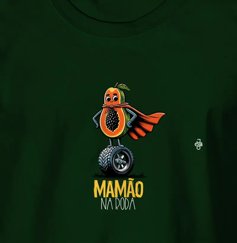 Camiseta Mamão na Roda
