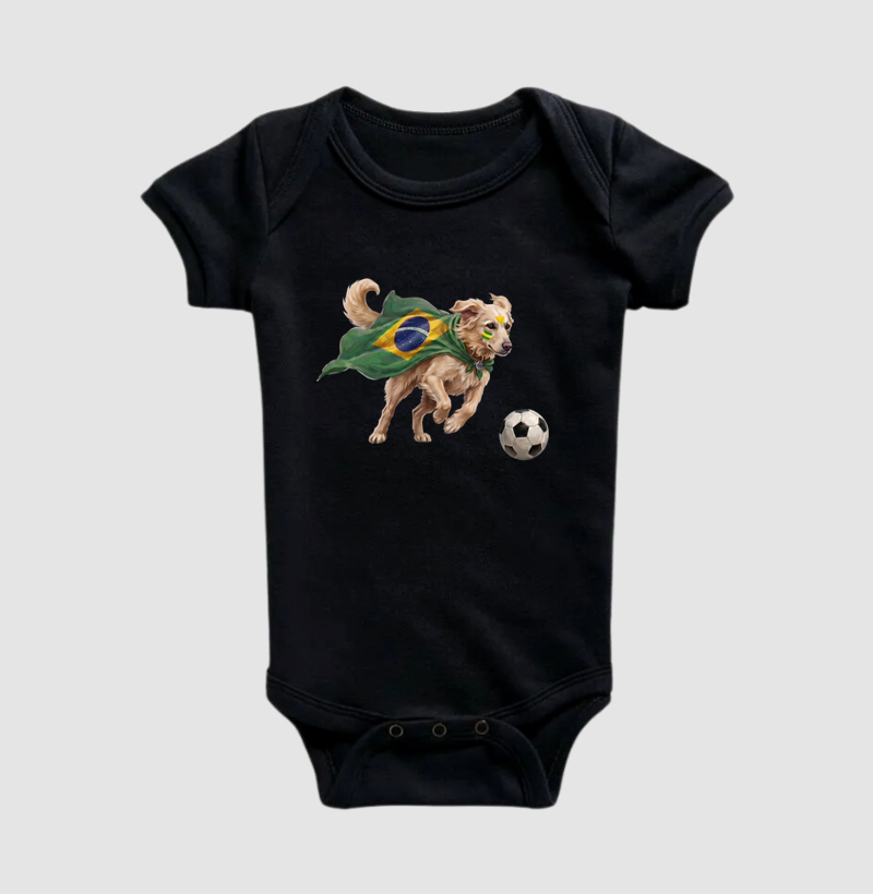 Doginho Torcedor - Body Infantil