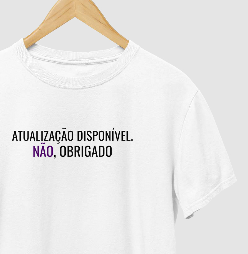 Atualização disponível. Não, obrigado