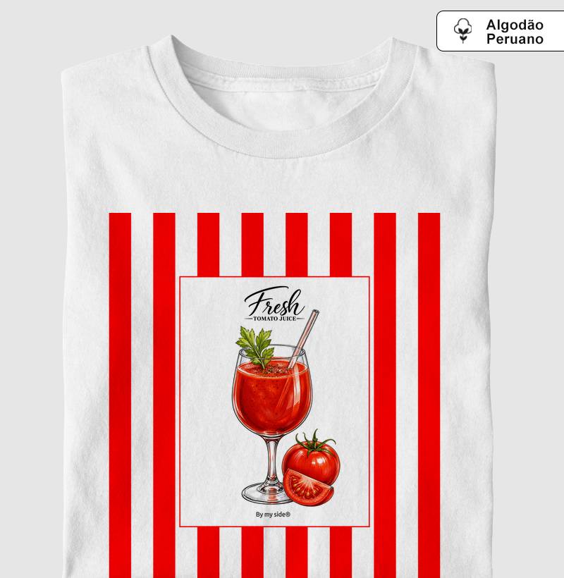 Tomato - Algodão Peruano - Camiseta Algodão Peruano