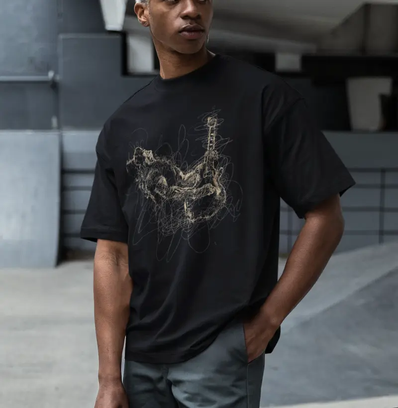 Guitar God Silhouette