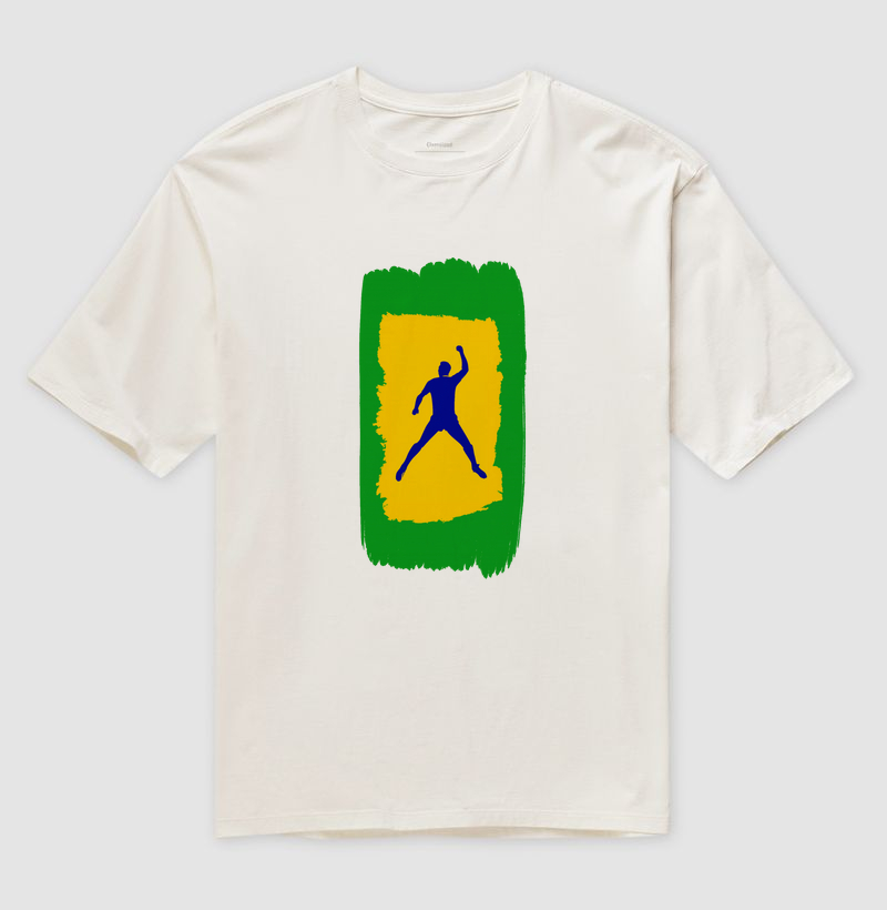 Camiseta Oversized Pel Air Bandeira