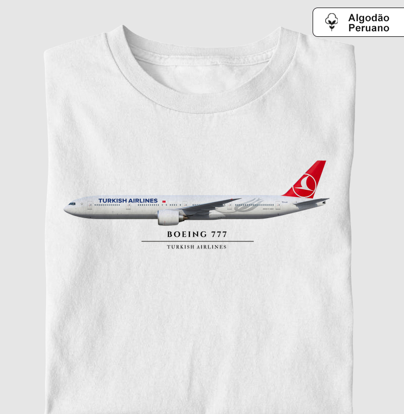 Boeing 777 - Turkish - Profile | Algodão Peruano