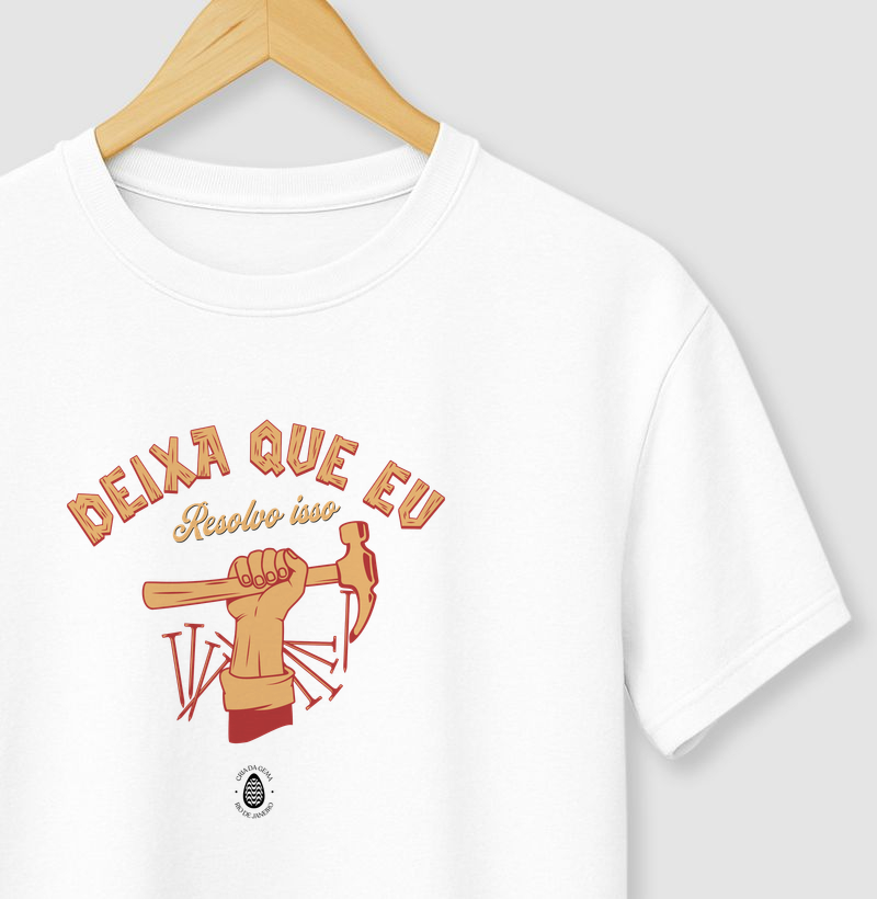 Camiseta Deixa que eu resolvo