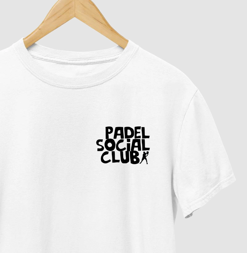 Camiseta Masculina Algodão Padel Club "Social Club"