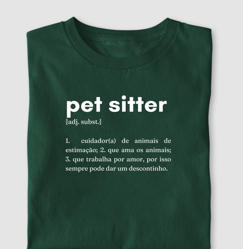 Pet Sitter Dicionário
