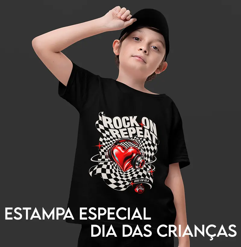 Rock On Repeat - Camiseta Infantil