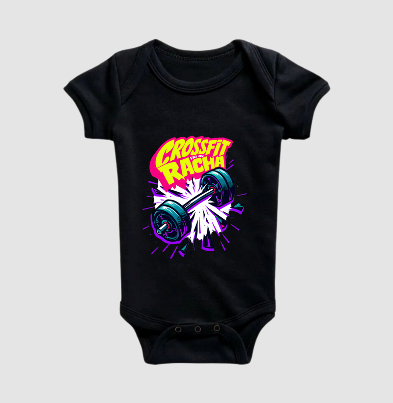 Camiseta CrossFit Vai ou Racha