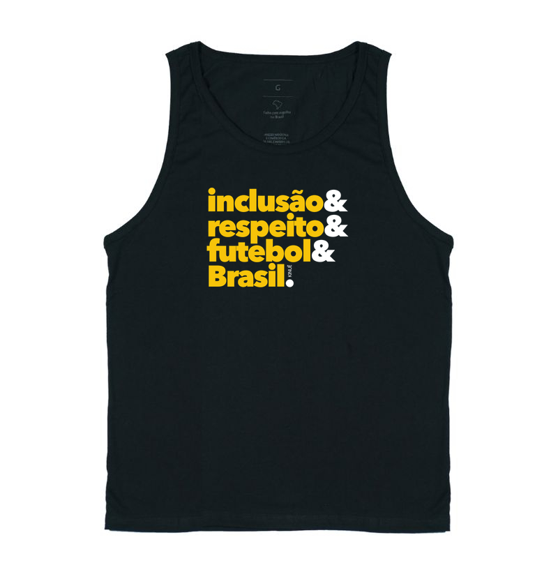 Inclusão & Respeito & Futebol & Brasil! Copa do Mundo.