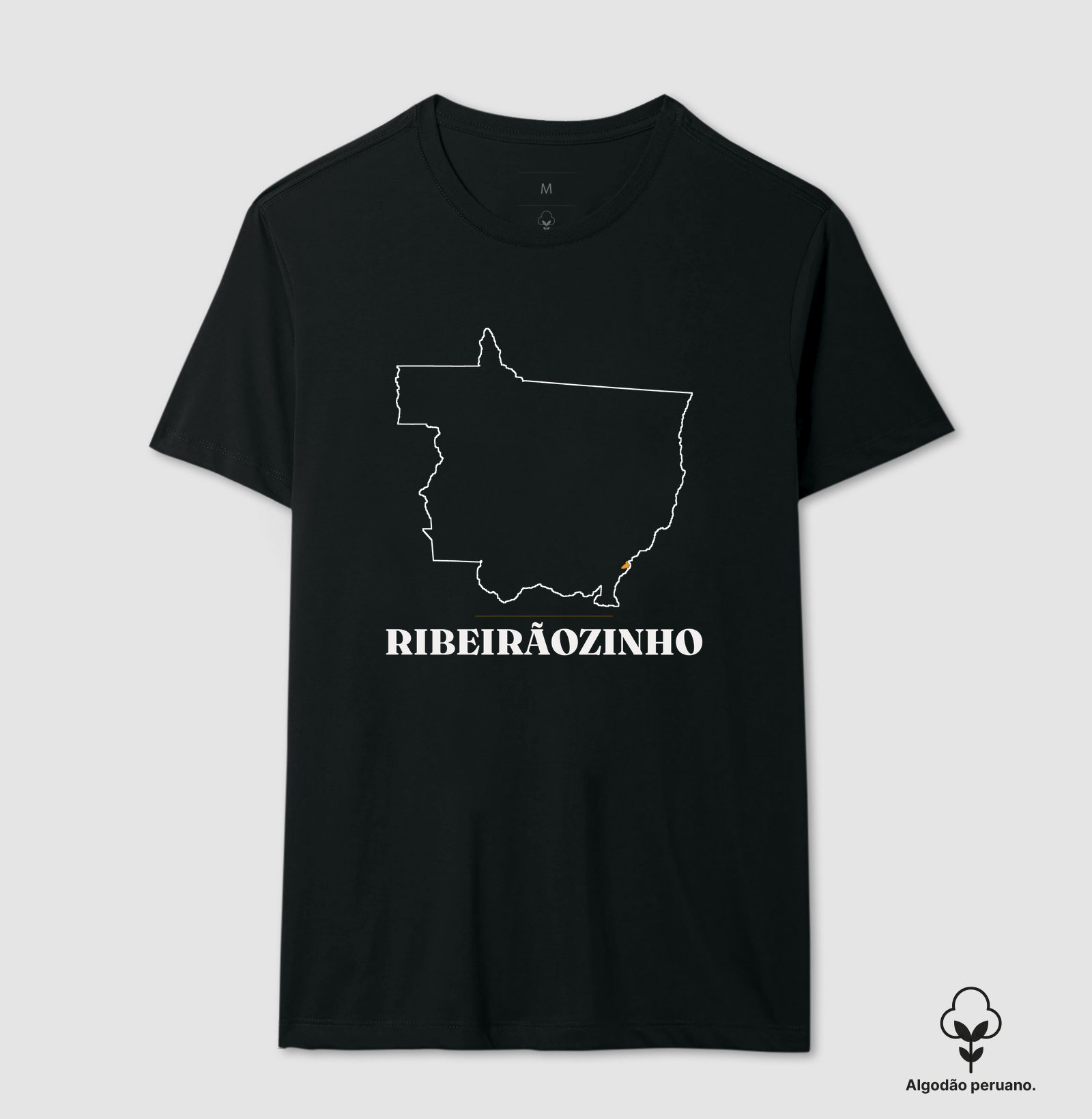 Ribeirãozinho | Traço MT - Camiseta Algodão Peruano