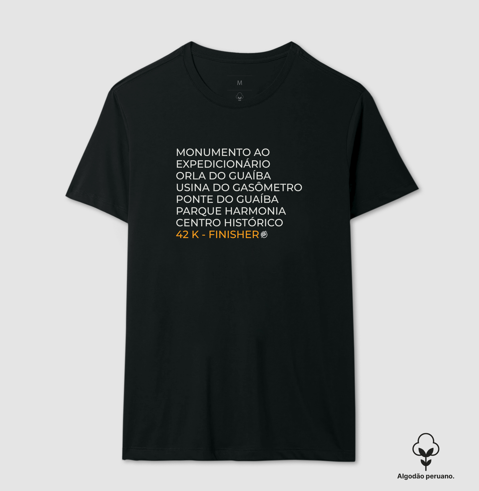 Camiseta Maratona - Percurso Maratona POA 