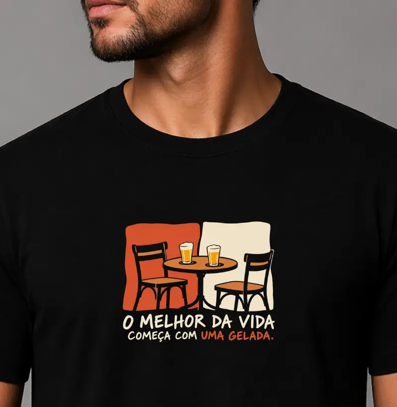 O melhor da vida começa com uma gelada