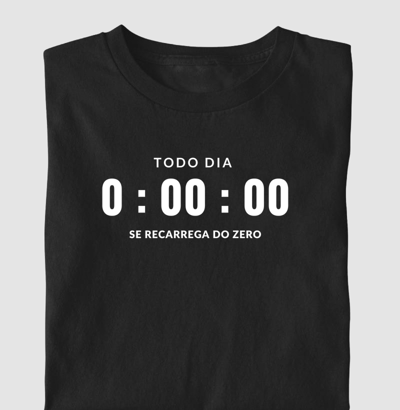 Todo dia se recarrega do zero