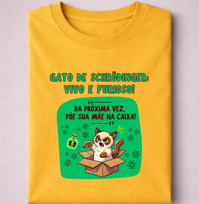Gato de Schrödinger: Vivo e furioso!