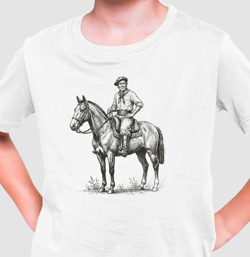 Camiseta Gaúcho a Cavalo - Identidade de Campo
