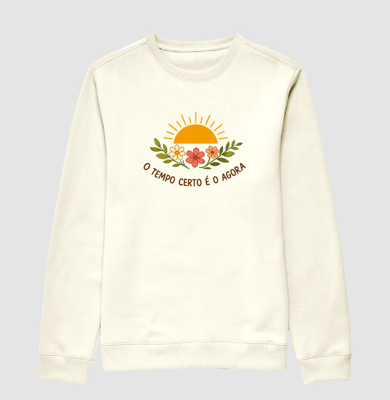 Camiseta O Tempo certo é o agora - Alma Vestida