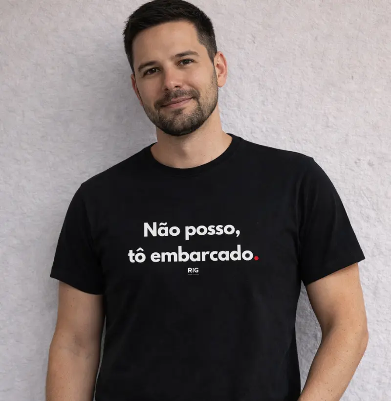 Não posso, tô embarcado