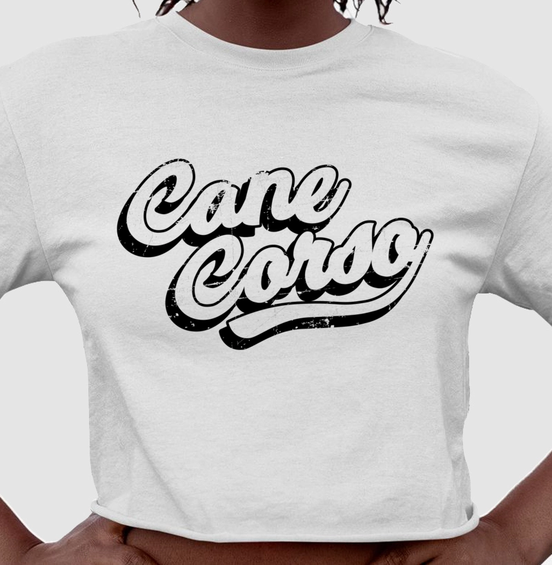 Cane Corso Letra Branca