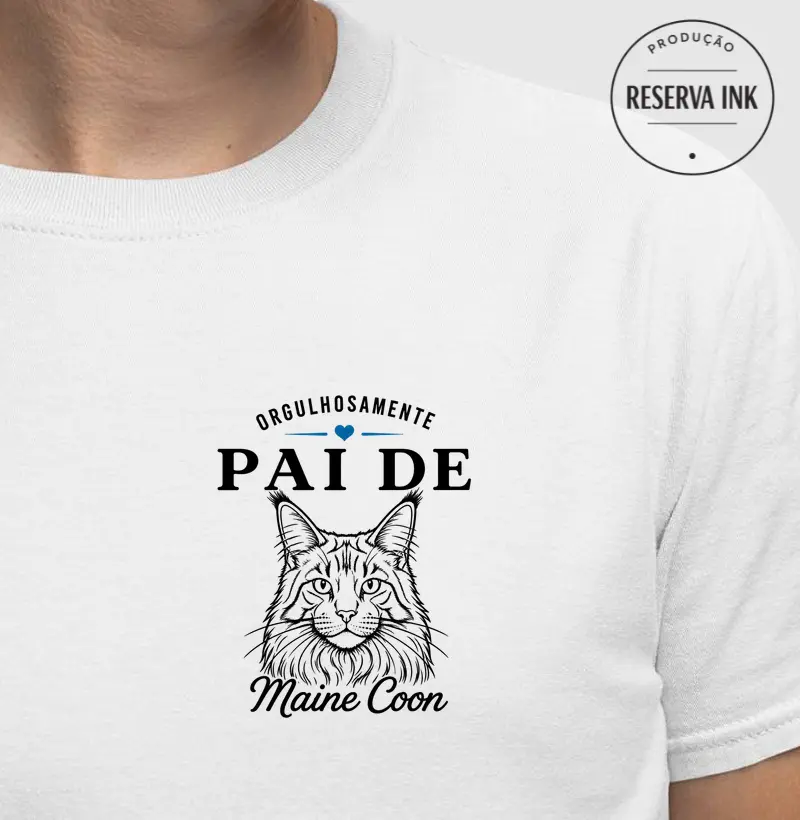 Orgulhosamente Pai de Maine Coon