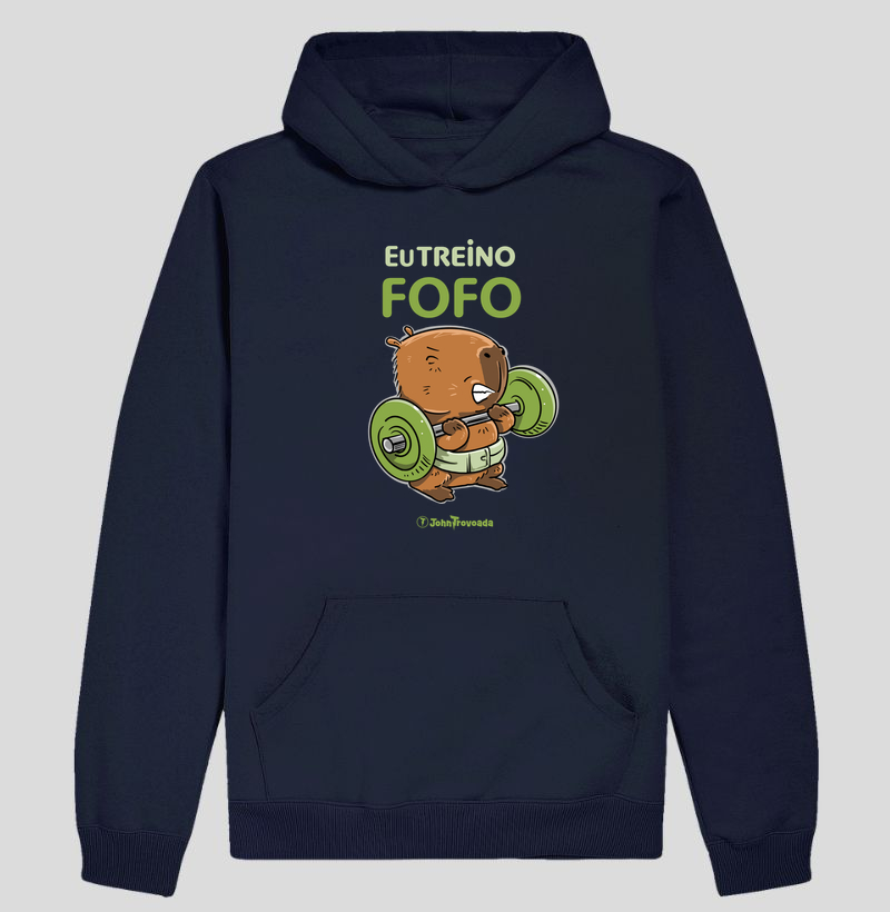 Capivara Eu treino fofo