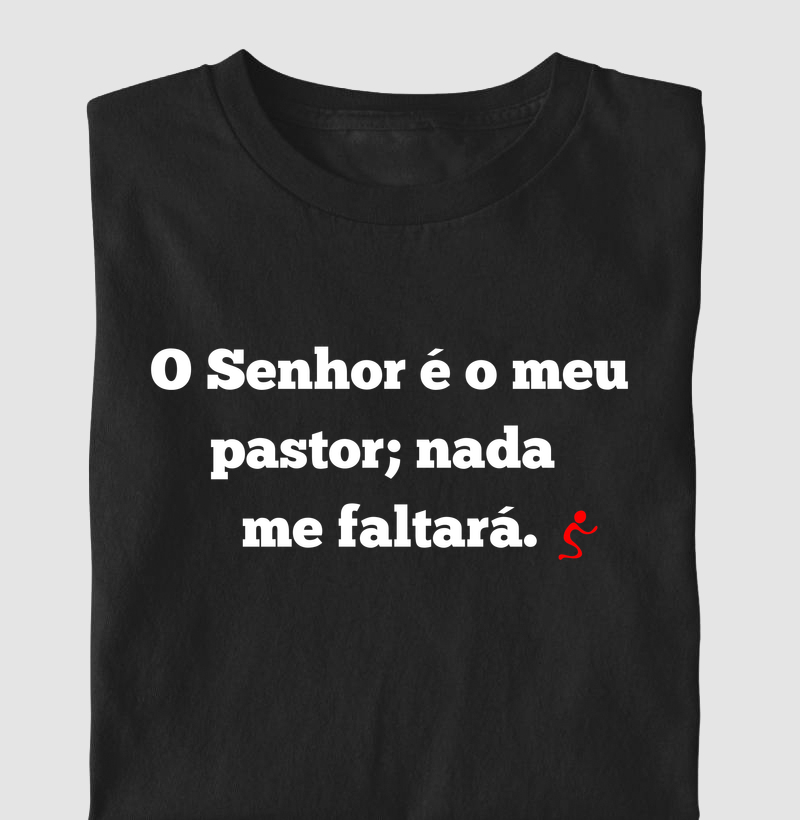 Camiseta Infantil Cristã O Senhor É o Meu Pastor