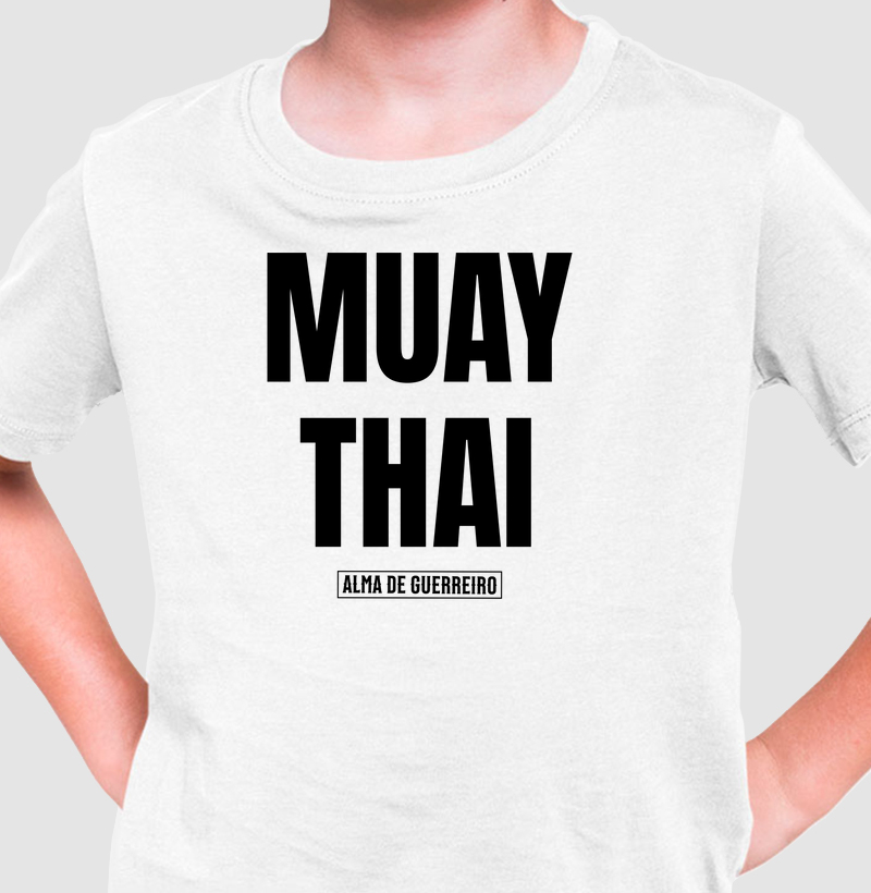 Camiseta Infantil Muay Thai - All Type - ADG