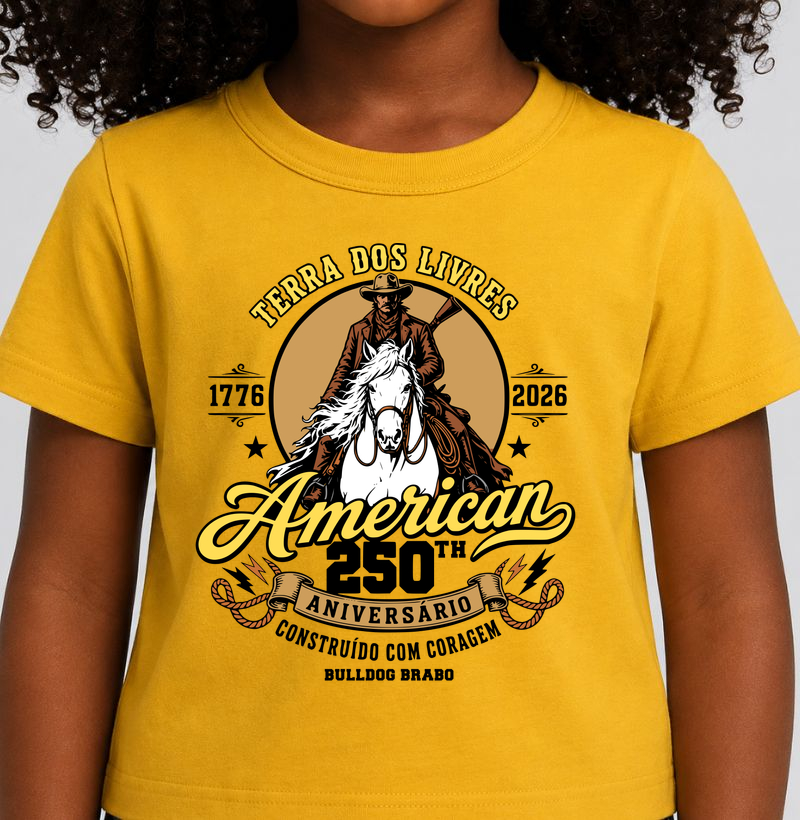 Terra dos Livres Bulldog Brabo - Camiseta Infantil