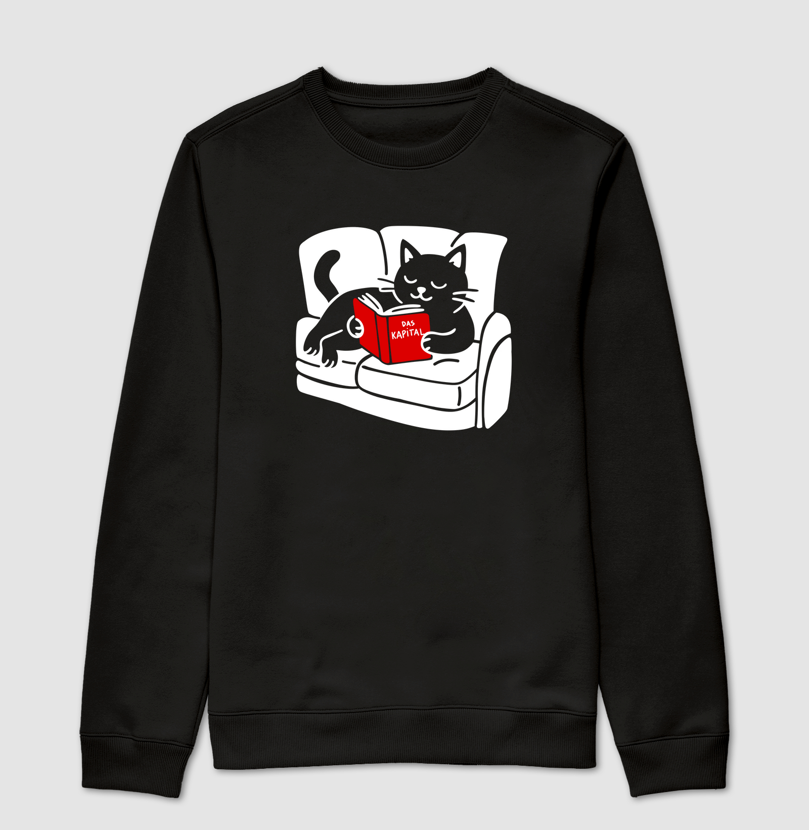 Gato lendo O Capital