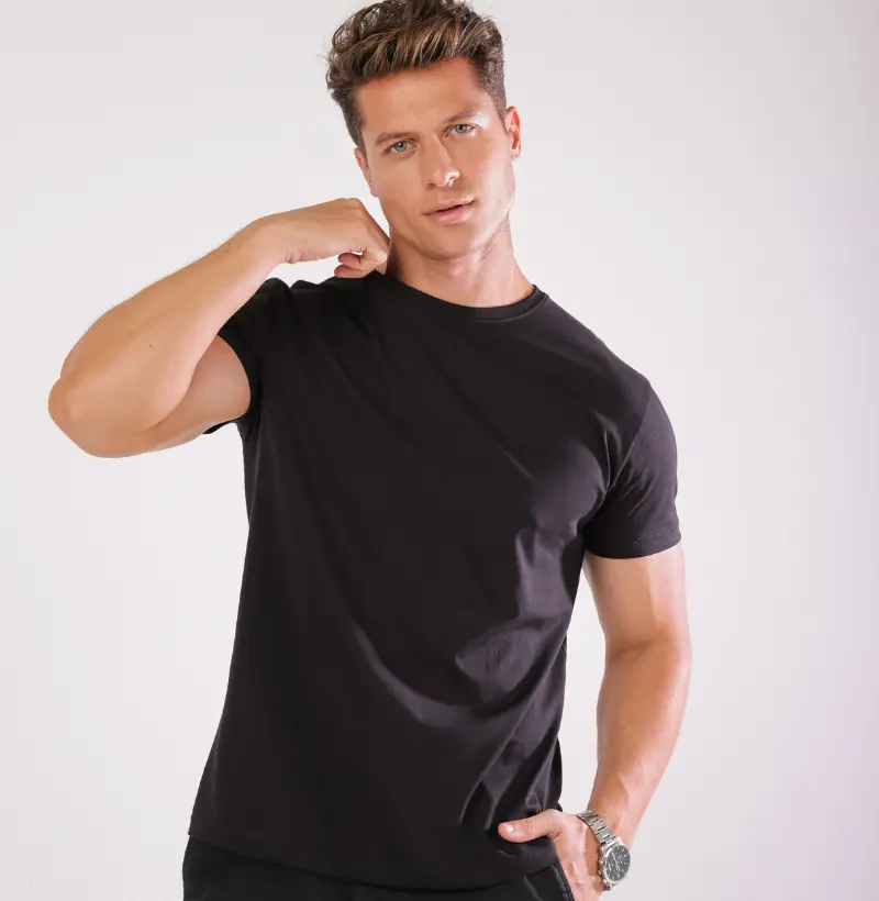 Camiseta Masculina Algodão Peruano - Premium