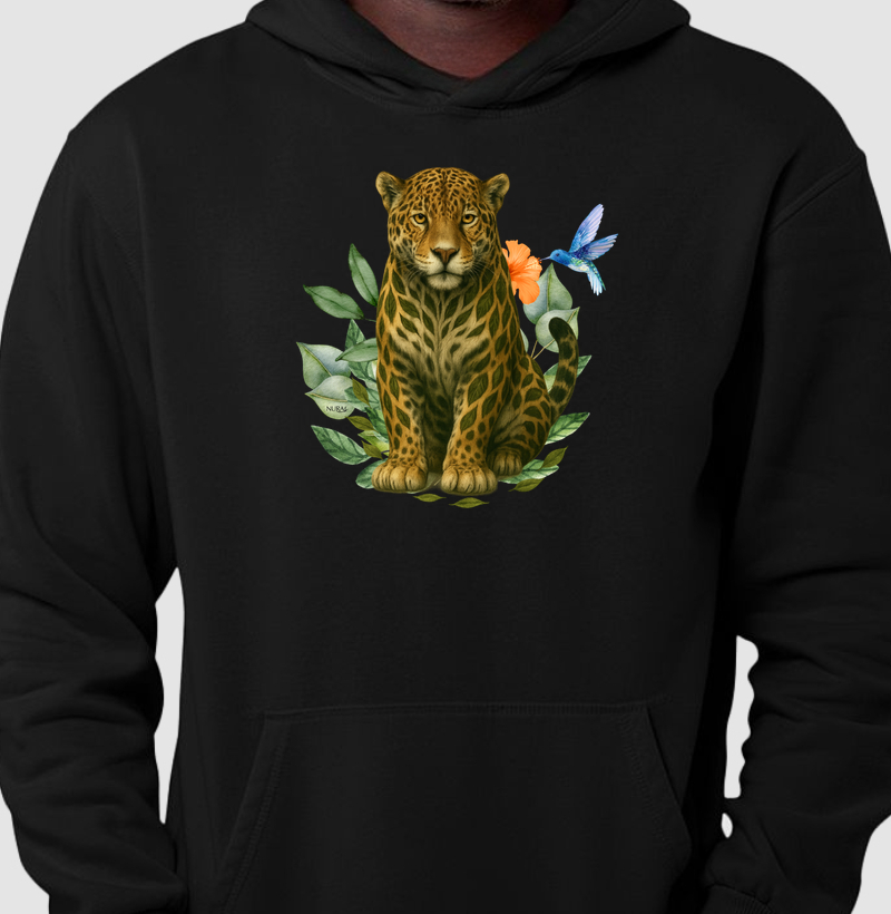 Onça Pintada Folhas