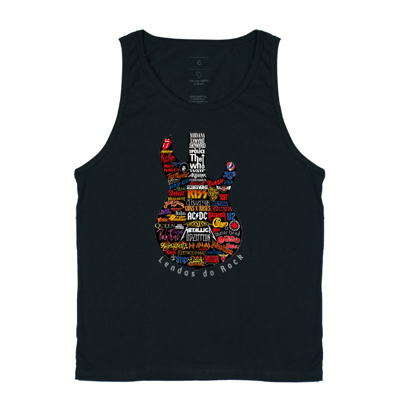 Camiseta Lendas Do Rock