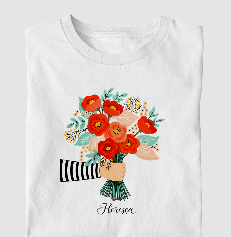 Camiseta Buquê de flores