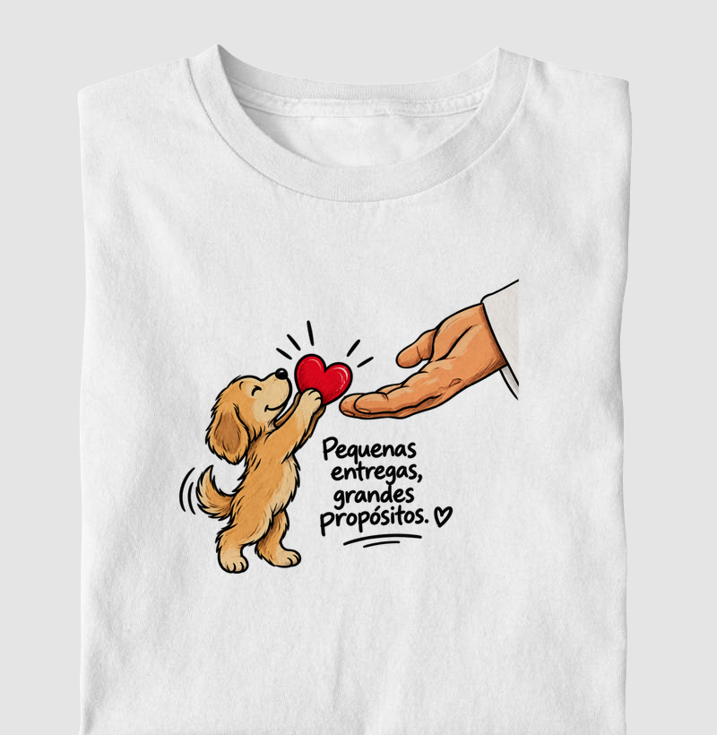 Pequenas Entregas, Grandes Propósitos - Camiseta