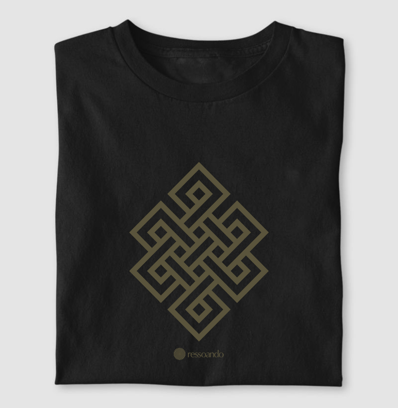 Nó Infinito Cores - Preta - Básica e Baby look