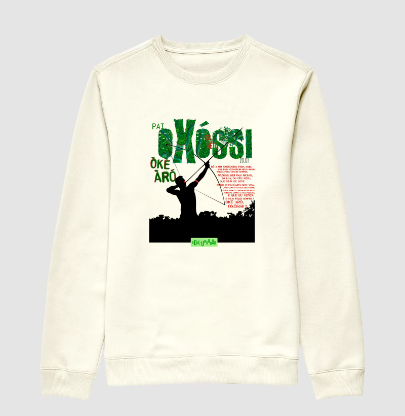 moletom OXÓSSI oração unissex