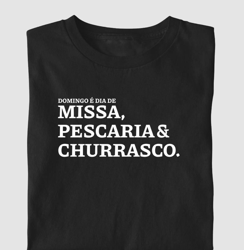 Missa, Pescaria e Churrasco Escrita