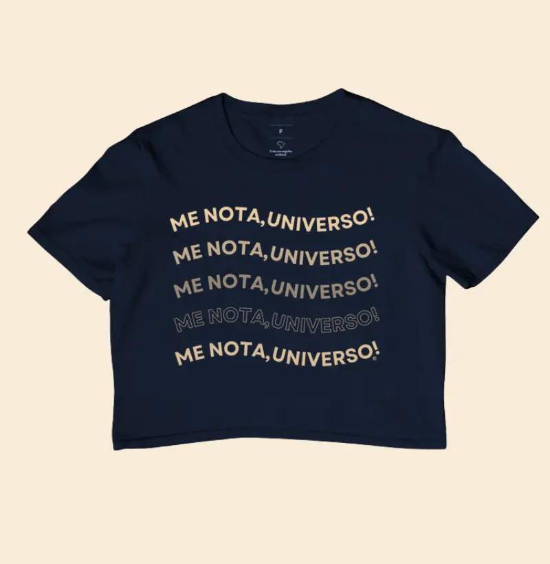 Cropped Me nota, universo!