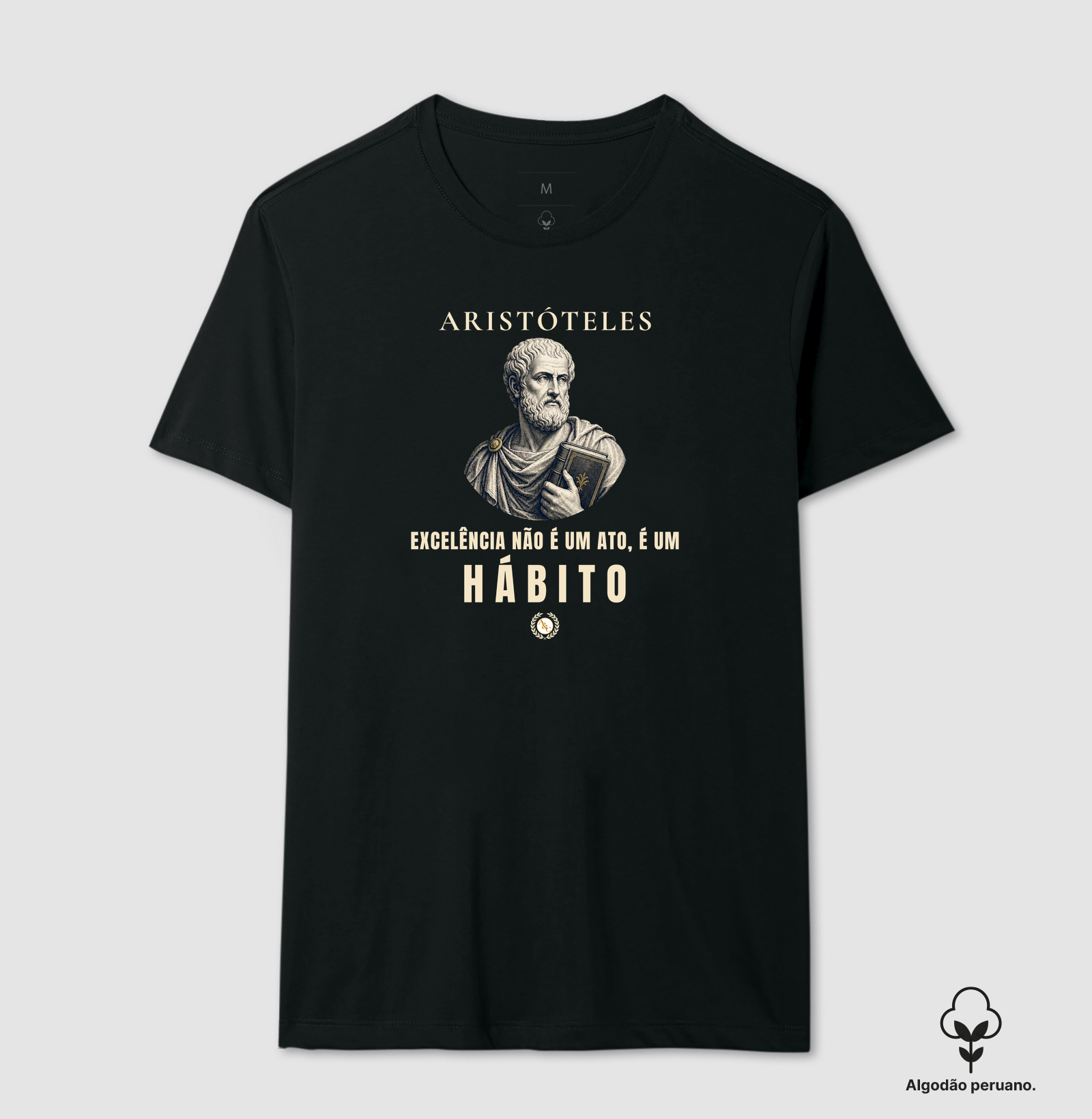 Camiseta "O Hábito" | A Excelência de Aristóteles
