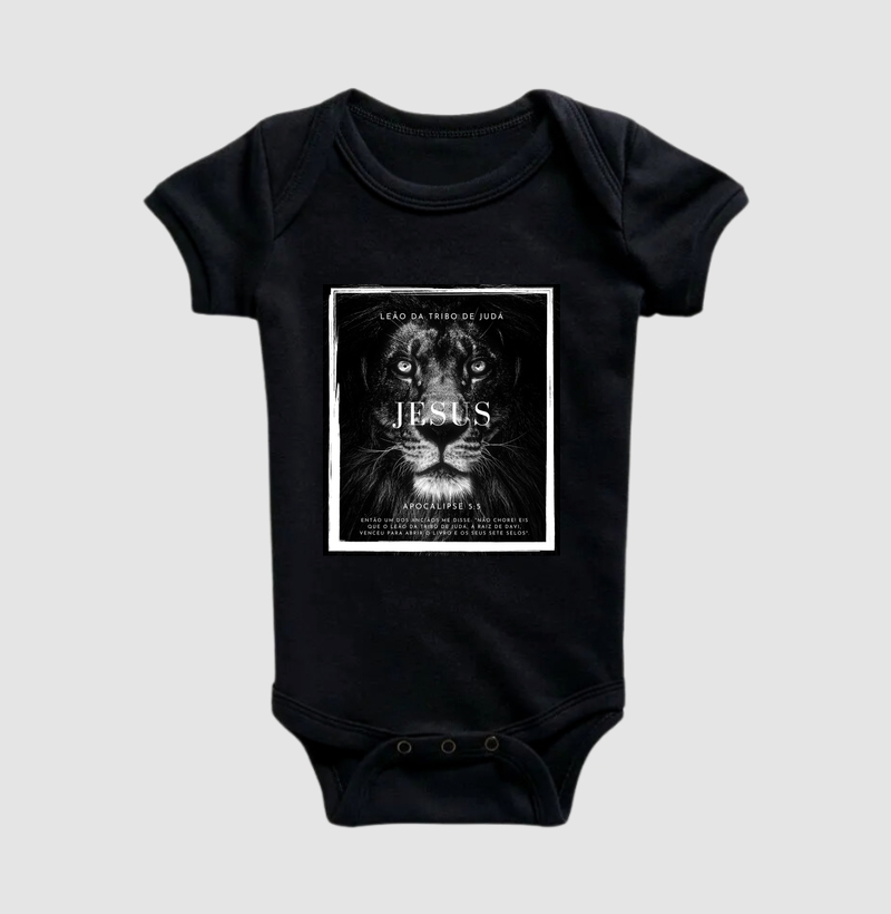 Body Infantil | Leão Da Tribo De Judá