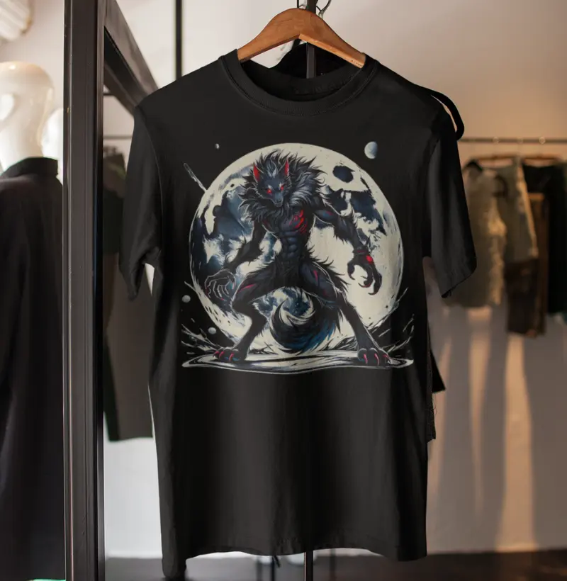 Lobisomem Sob a Lua Negra – Estilo Anime