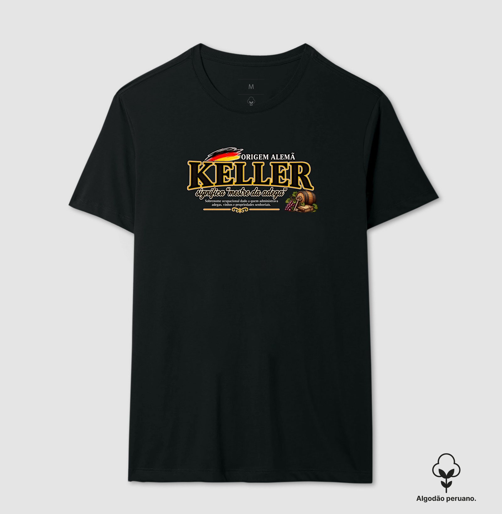 Keller  - Camiseta Algodão Peruano
